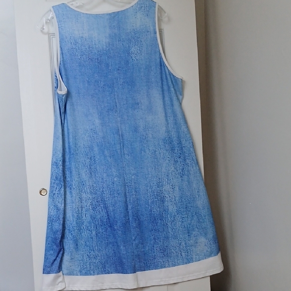 Colorful Whimsical Cottage Core Tree and Butterfly Print Midi Dress Size XXL - Picture 10 of 14